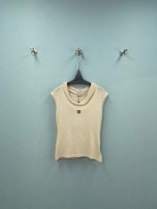 CHANEL 26S SLEEVELESS KNIT TOP 1402