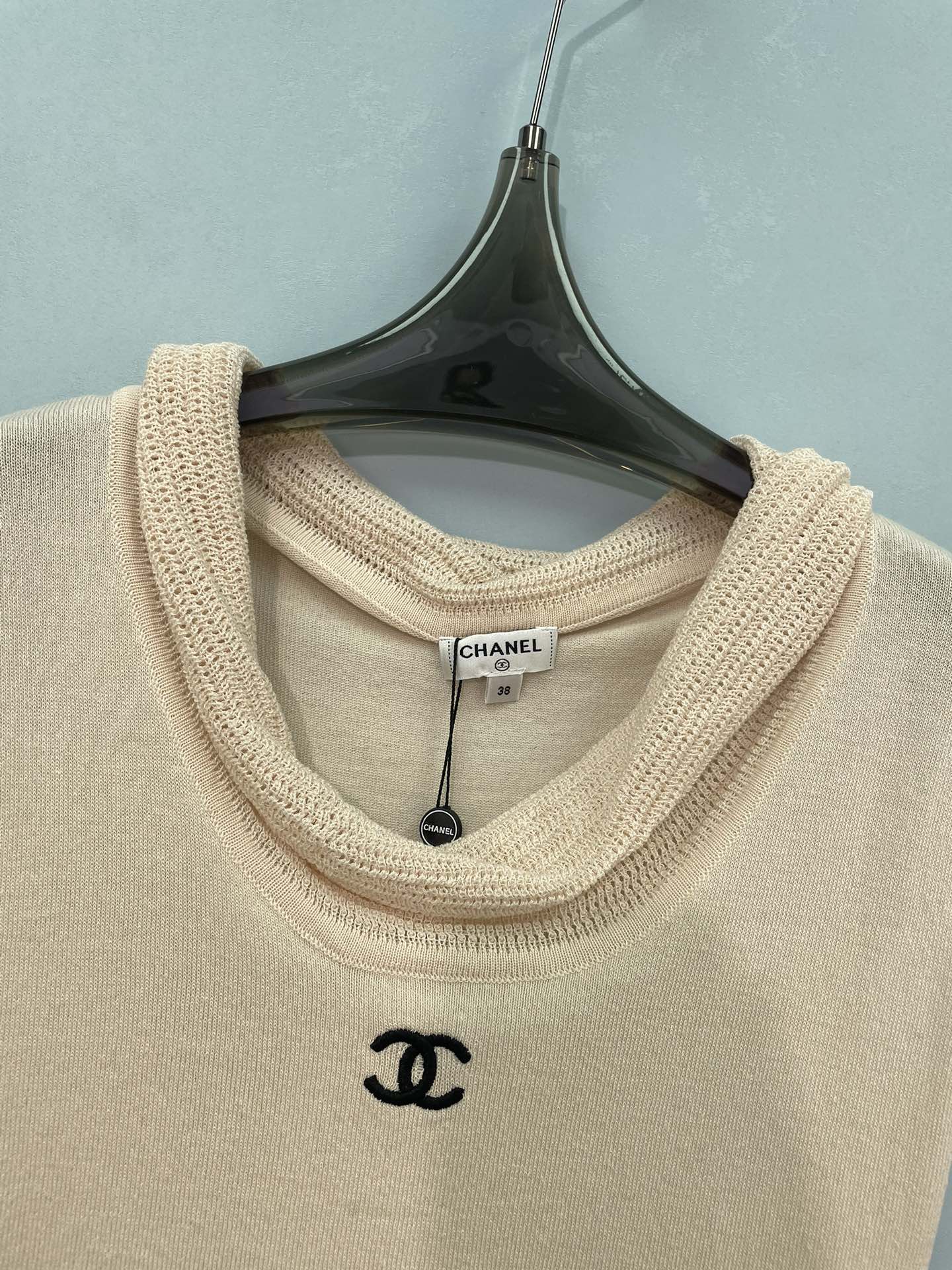 CHANEL 26S SLEEVELESS KNIT TOP 1402