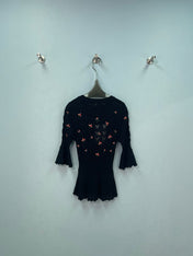 CHANEL 26S CHERRY KNIT TOP 1288
