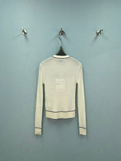 CHANEL 26S ZIP-UP KNIT CARDIGAN 1568