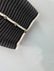 CHANEL 26S SHORT SLEEVE KNIT CARDIGAN 1566