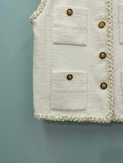 CHANEL 26S TWEED VEST 1562