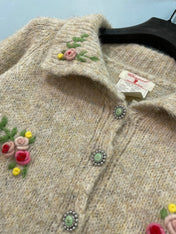 CHANEL 26S EMBROIDERED KNIT CARDIGAN 1707