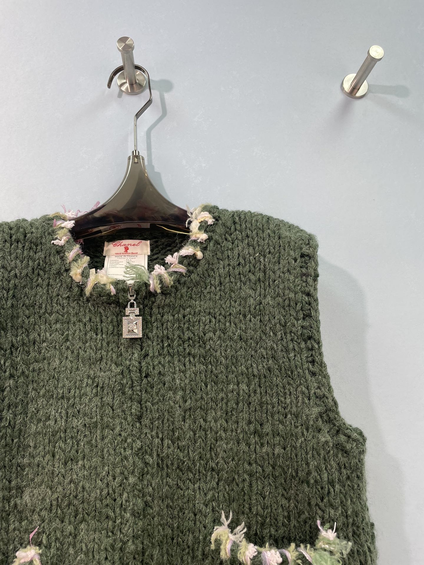 CHANEL 26S KNIT ZIP-UP VEST 1762