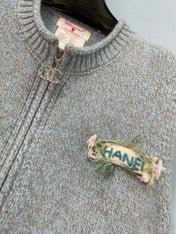 CHANEL 26S ZIP-UP KNIT VEST 1741