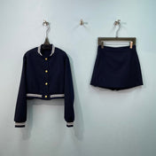 DIOR 26S TWO-PIECE BOMBER AND SKORT SET 1538
