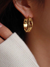 BAGUETTE SMALL EARRINGS GOLD