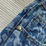 CC Jeans Printed Denim Blue and Dark Blue