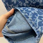 CC Jeans Printed Denim Blue and Dark Blue