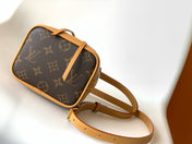 NANO NOÉ 16 IN BROWN MONOGRAM CALFSKIN