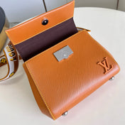 CLUNY MINI 20 IN GOLD HONEY EPI LEATHER