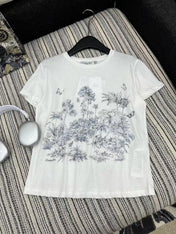 CD T-Shirt White Cotton Style 2