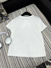 CD T-Shirt White Cotton Style 2