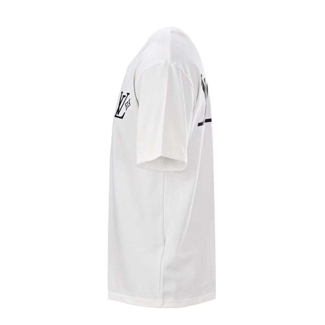 LV Lovers T-Shirt White Cotton