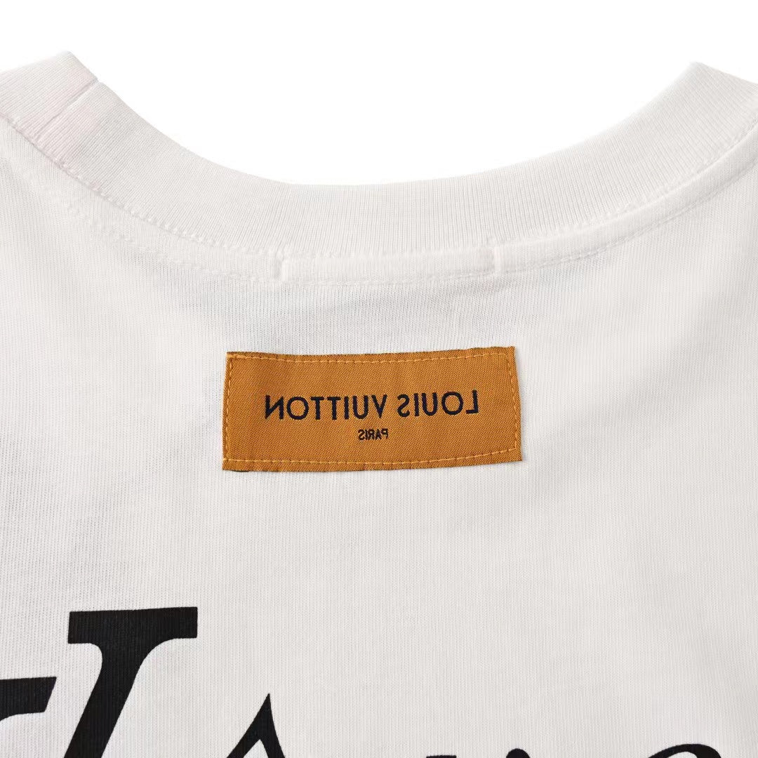 LV Lovers T-Shirt White Cotton
