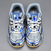 BV SNEAKERS IN SILVER AND BLUE MESH
