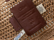CHLOÉ 25S SUMMER BANANA HOBO BAG 36 IN LIGHT BROWN