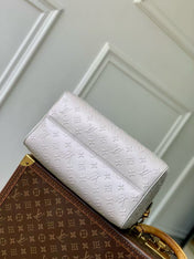SPEEDY BANDOULIERE 30 IN GREY EMBOSSED CALFSKIN
