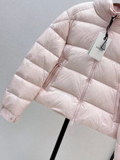 MONCLER PUFFER JACKET IN LIGHT PINK