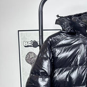 MONCLER BLACK PUFFER JACKET STYLE 2423
