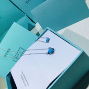 YARD TURQUOISE NECKLACE SILVER