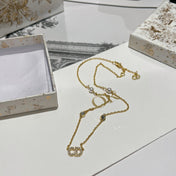 CLAIR D LUNE NECKLACE PEARL GOLD