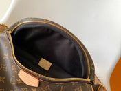 LV BUMBAG 37 IN BROWN COATED MONOGRAM CANVAS