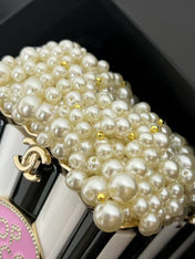 CHANEL 26S POP COCO CLUTCH IN BLACK & WHITE PATENT LEATHER