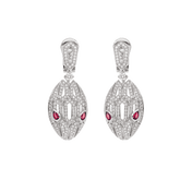 SERPENTI PINK DIAMOND EARRINGS