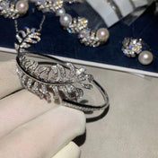 PLUME DE BRACELET SILVER DIAMOND