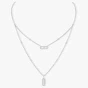 MOVE 2 ROW DIAMOND NECKLACE