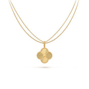 VINTAGE CLOVER PEDANT NECKLACE GOLD