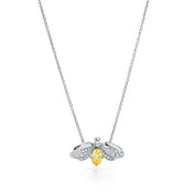 PAPER FLOWERS YELLOW DIAMOND FIREFLY PENDANT