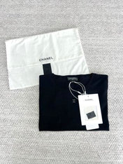 CC See-through Striped Short Sleeves T- shirt Cotton