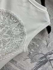 Loewe 25 Hollow Lace Vest Cotton