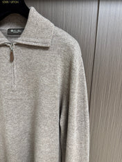 LP 26S ZIP NECK KNIT SWEATER 429