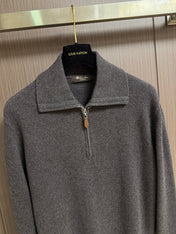 LP 26S ZIP NECK KNIT SWEATER 428