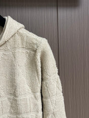DIOR 26S KNITTED HOODED SWEATER 1007