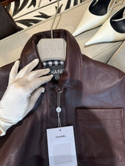 CHANEL 26S RETRO LEATHER JACKET 1286