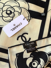 CHANEL 26S SCARF 135 IN CASHMERE AND SILK 306114
