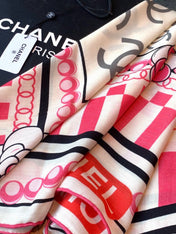 CHANEL 26S SCARF 135 IN CASHMERE AND SILK 306115