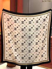 CHANEL 26S SCARF 140 IN CASHMERE AND SILK 306122