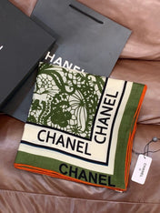 CHANEL 26S SCARF 135 IN CASHMERE AND SILK 306133
