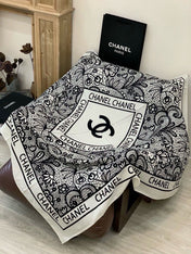 CHANEL 26S SCARF 135 IN CASHMERE AND SILK 306134