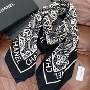 CHANEL 26S SCARF 135 IN CASHMERE AND SILK 306135