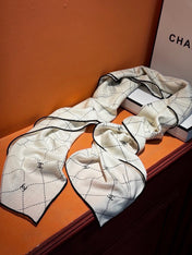 CHANEL 26S SCARF 140 IN CASHMERE AND SILK 307248