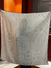 CHANEL 26S SCARF 140 IN CASHMERE AND SILK 307248