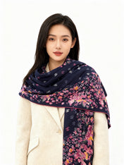 CHANEL 26S SCARF 135 IN CASHMERE AND SILK 307250