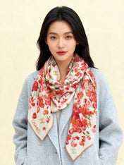 CHANEL 26S SCARF 135 IN CASHMERE AND SILK 307251