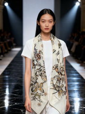 DIOR 26S SCARF 135CM IN CASHMERE SILK 309304